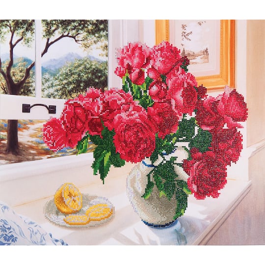 Diamond Dotz Roses By The Window